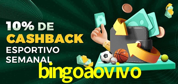 10% de bônus de cashback na bingoaovivo