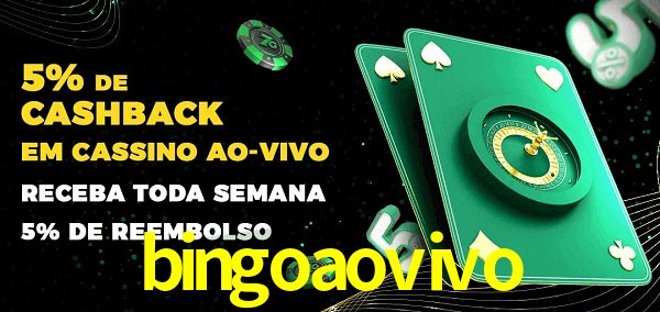 Promoções do cassino ao Vivo bingoaovivo